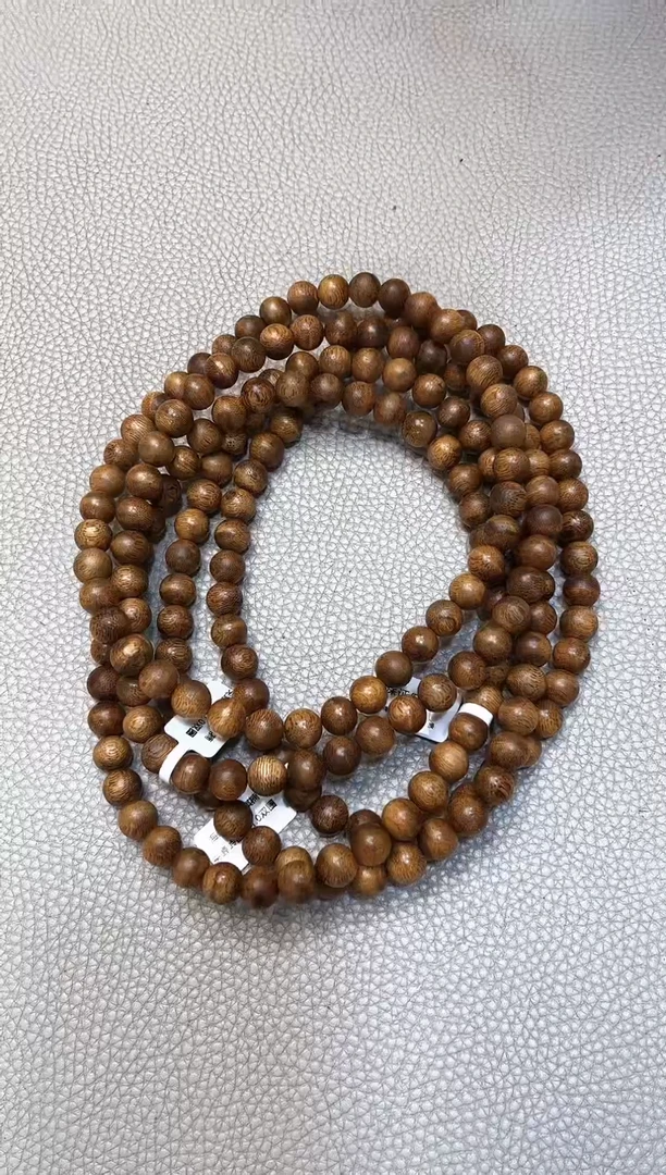 沉香手串棋楠命根子圆珠1.0双圈多样性发其一