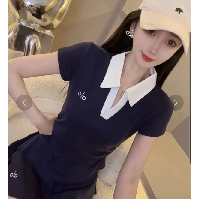 【519复古撞色】修身2025翻领T恤夏季百搭设计感短款