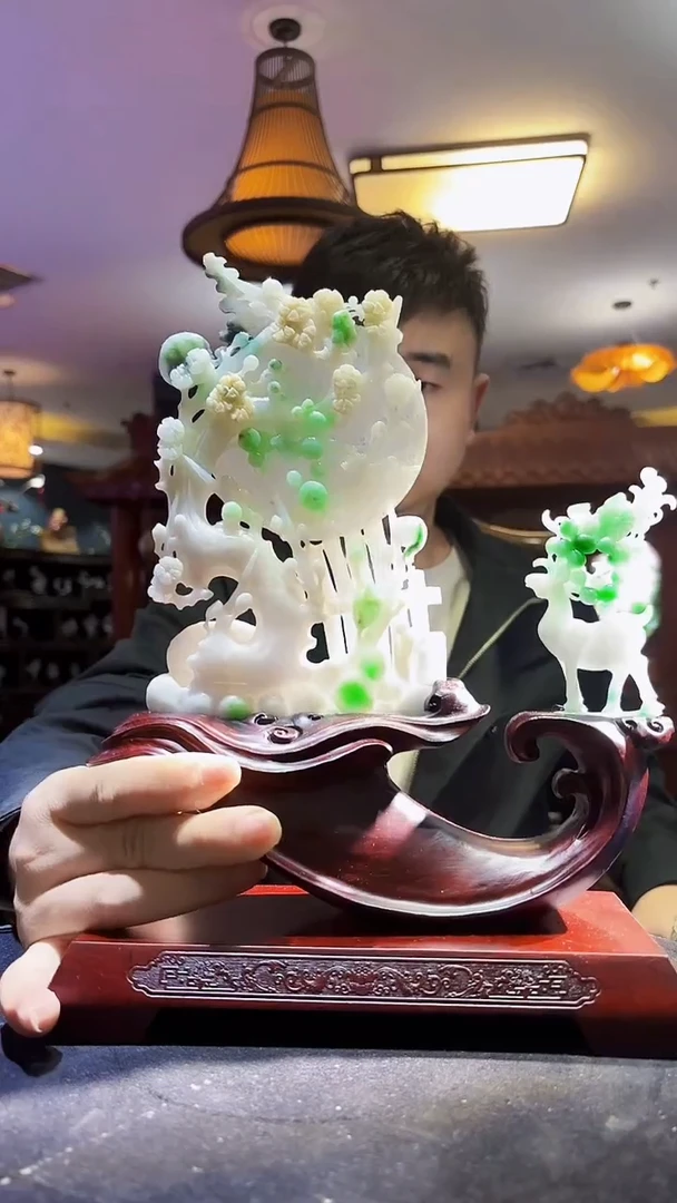 未镶嵌定制翡翠55/12/14/Y/鹿