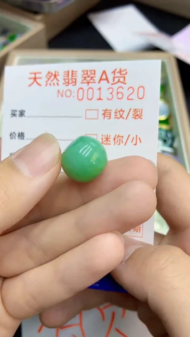 翡翠未镶嵌颈饰             1