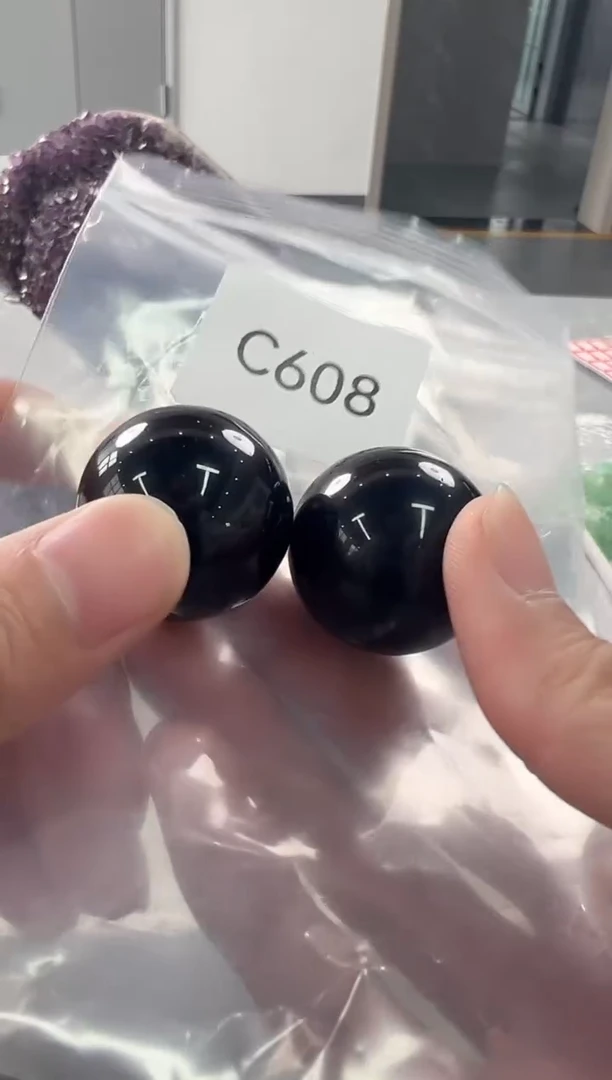 未镶嵌黑曜岩珠宝奇石C608