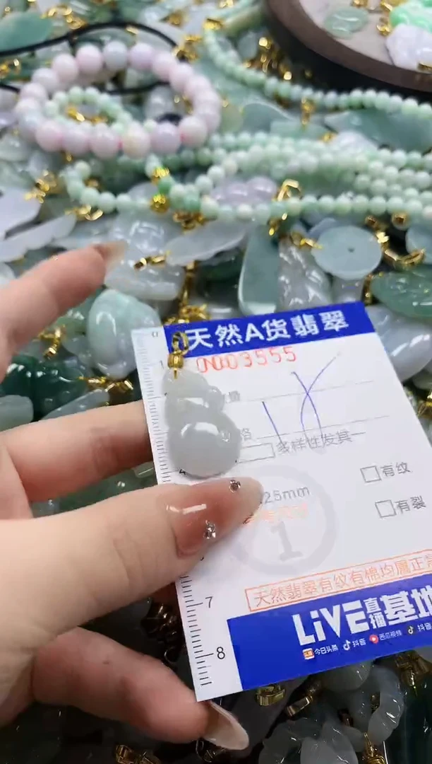 颈饰未镶嵌翡翠天然A货翡翠