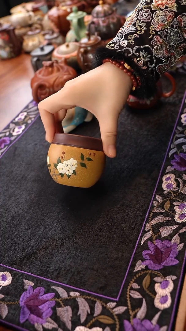 茶壶紫砂紫泥杯子