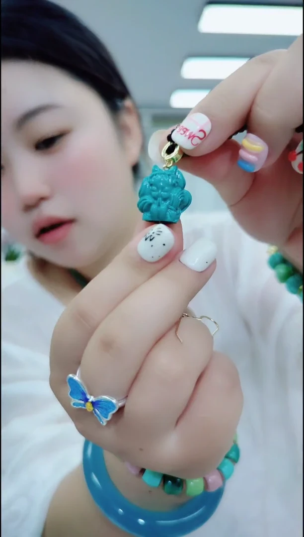 0710绿色九尾单个