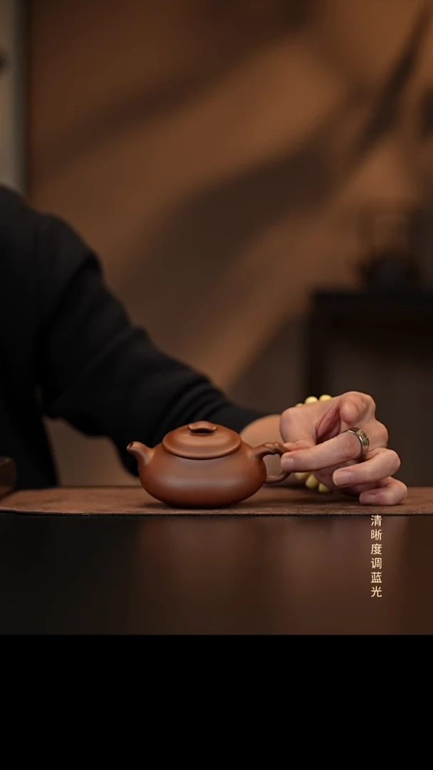 允禾斋 紫砂壶  简瓢 中槽清