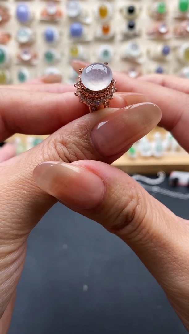 未镶嵌戒指翡翠缅甸天然A货翡翠22  5-4