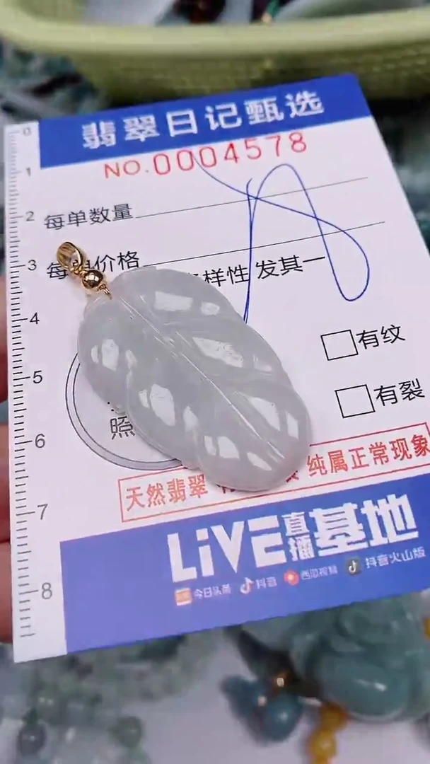 翡翠未镶嵌颈饰00004578