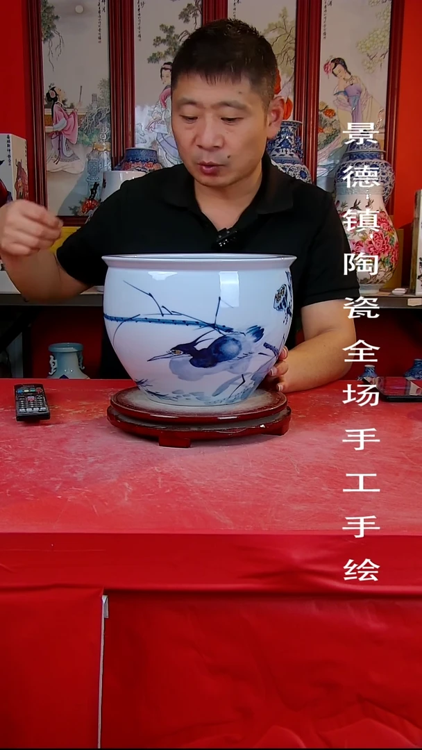 摆件景德镇陶瓷 全场手工手绘