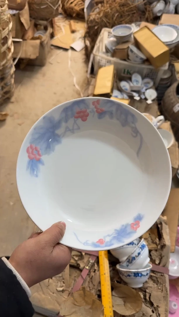 【闪购商品】摆件碗盘杯22厘米微瑕介意勿拍