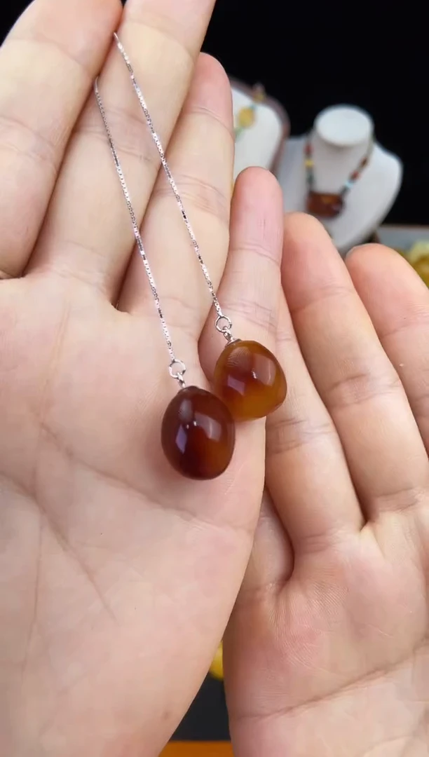 琥珀未镶嵌珠宝奇石柒月