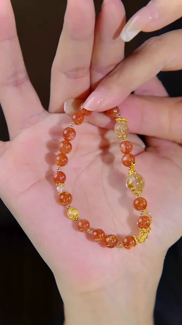 未镶嵌手链水晶金太阳