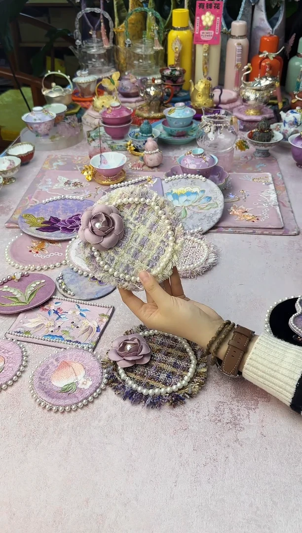 86 小香风小杯垫