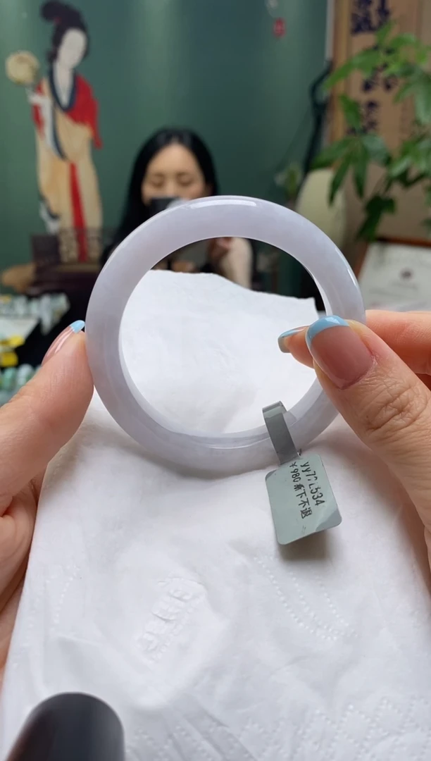 翡翠手镯未镶嵌53.4圈口t