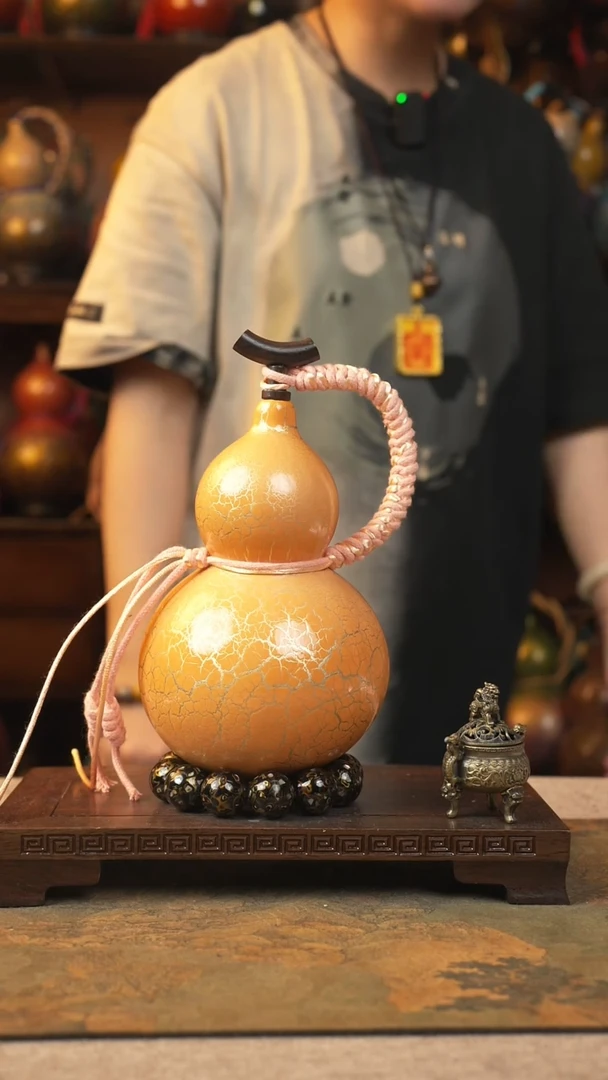 266斜挎水晶珠飘漆一物一拍记葫堂出品