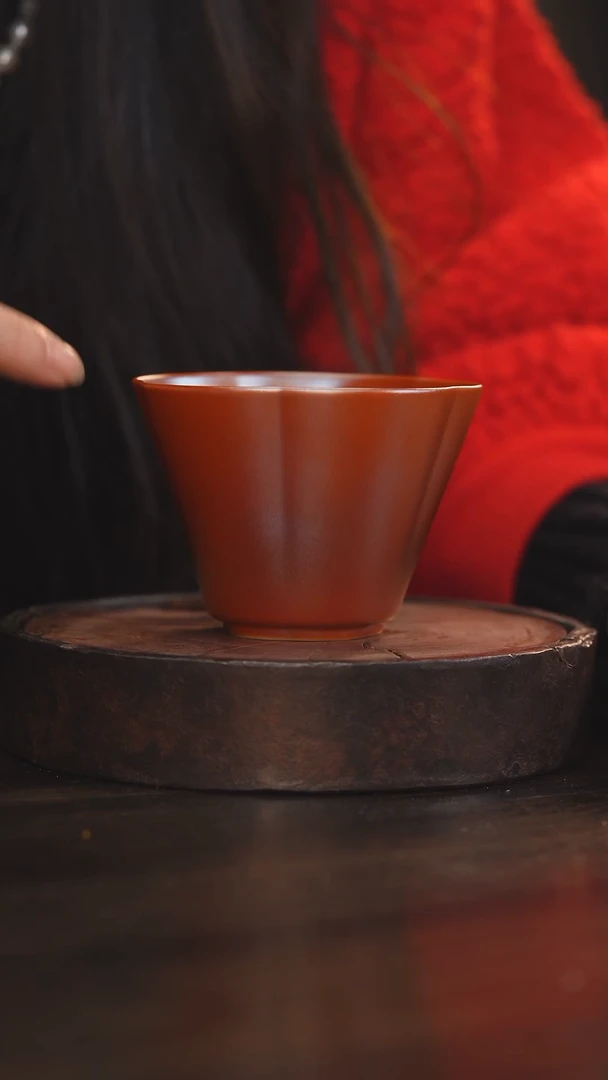 【闪购商品】杯15柴房陶瓷丨金红福字杯