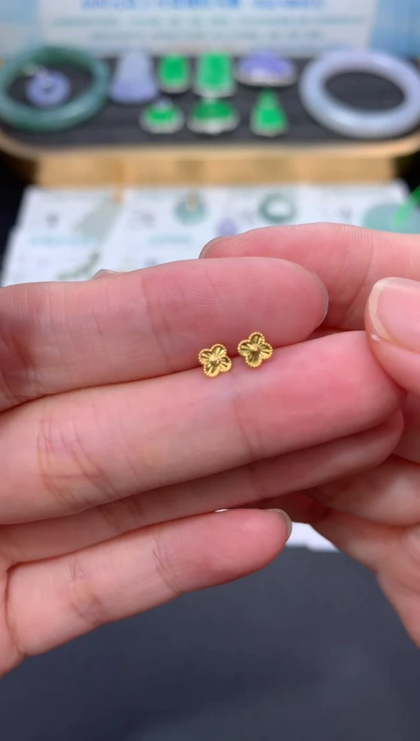 耳饰18K金?****?模式推广期48小时鉴赏期