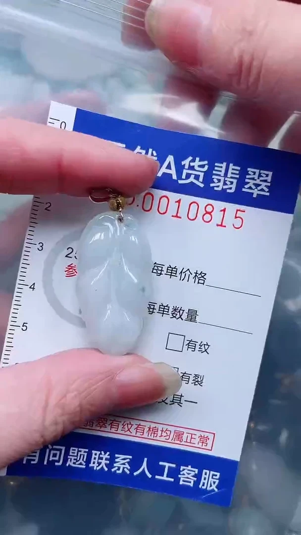 翡翠未镶嵌吊坠(不含链)1