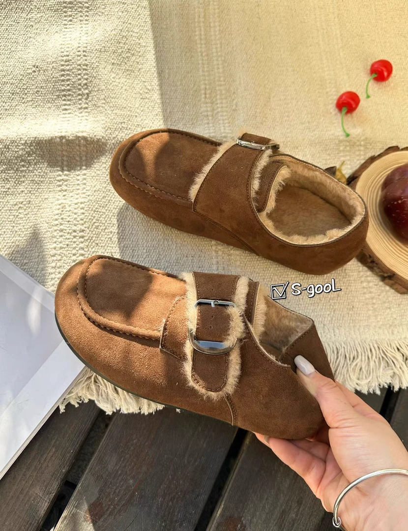 【鞋爱】99010国潮原创sg面包博肯女鞋