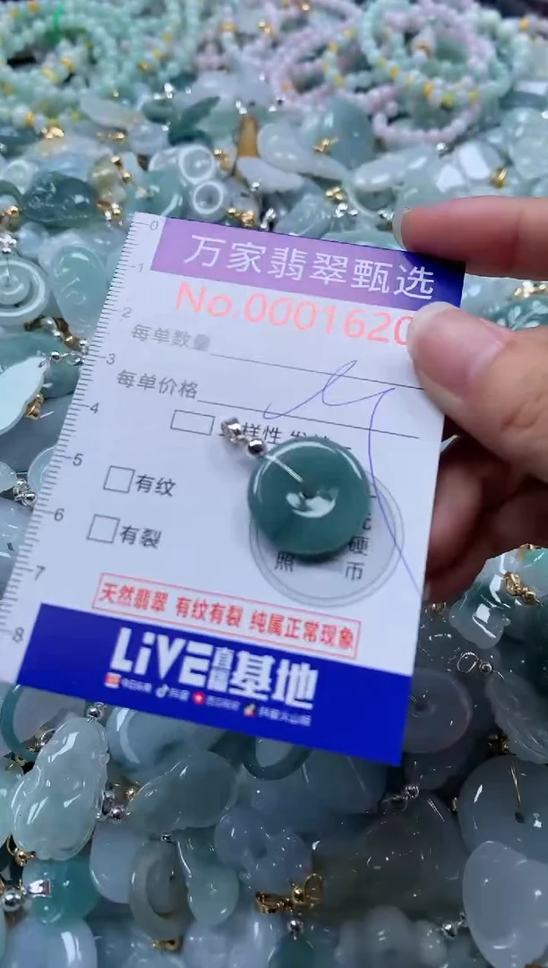 翡翠未镶嵌吊坠(不含链)1620