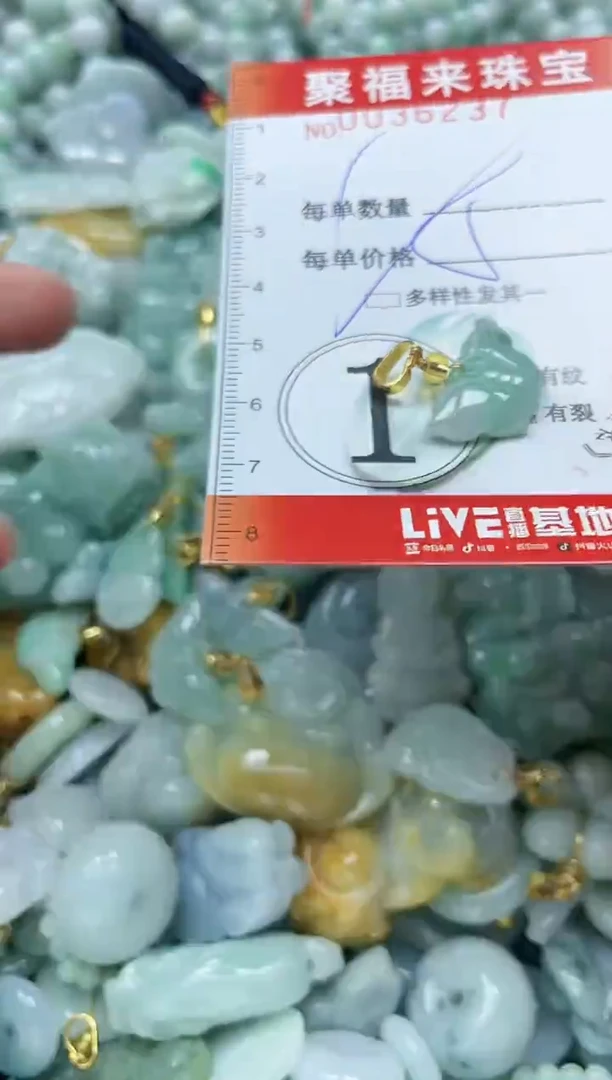 【闪购商品】翡翠颈饰未镶嵌闪购0036237多样性发其一