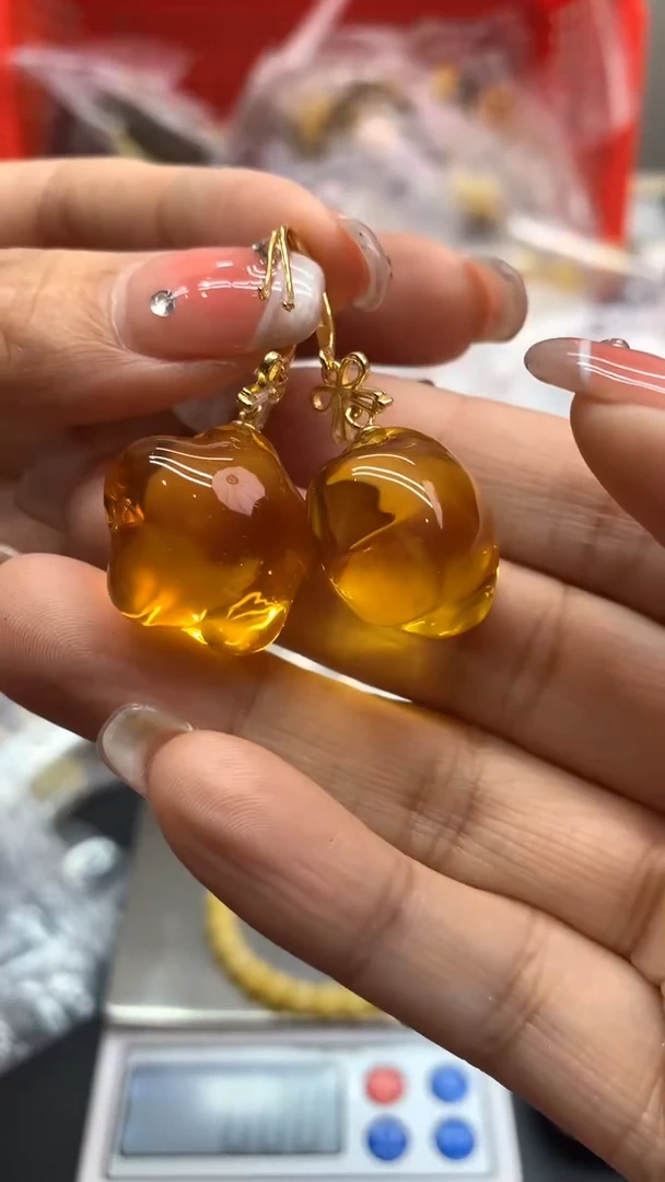 未镶嵌琥珀珠宝奇石苹**泥2529/4发1