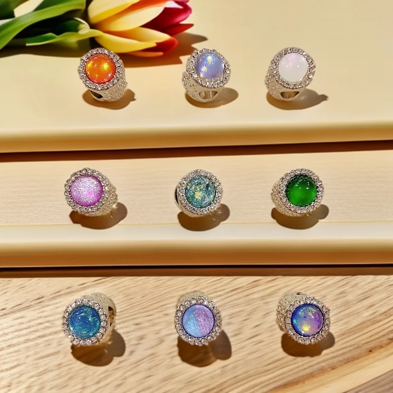 【小灯泡】双面手工串珠 时尚饰品DIY 流行饰品 彩色吊坠珠珠