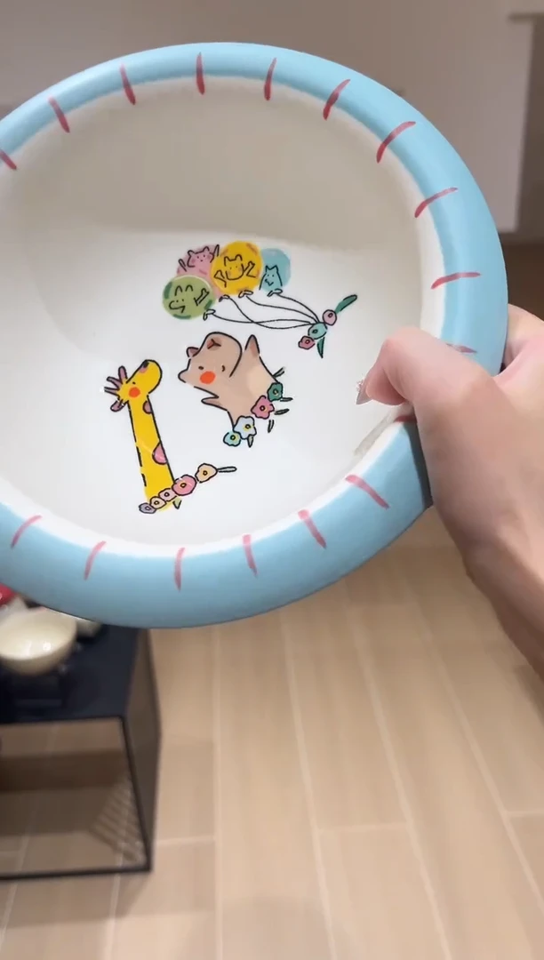 陶瓷小羊大汤碗按图
