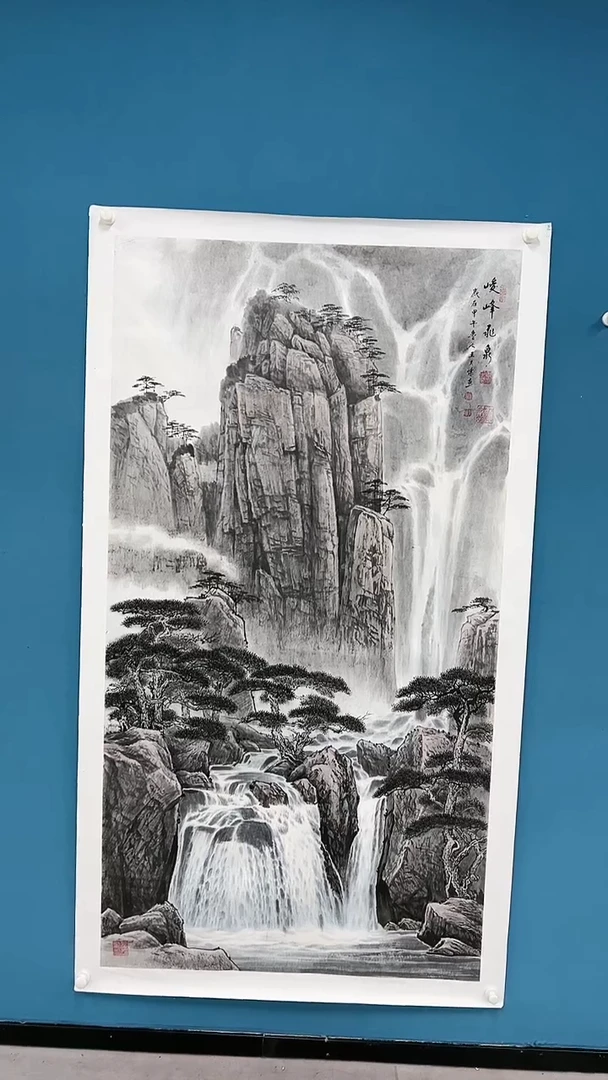 【闪购商品】国画2.22-甄选-王夫怀-六尺整红原115