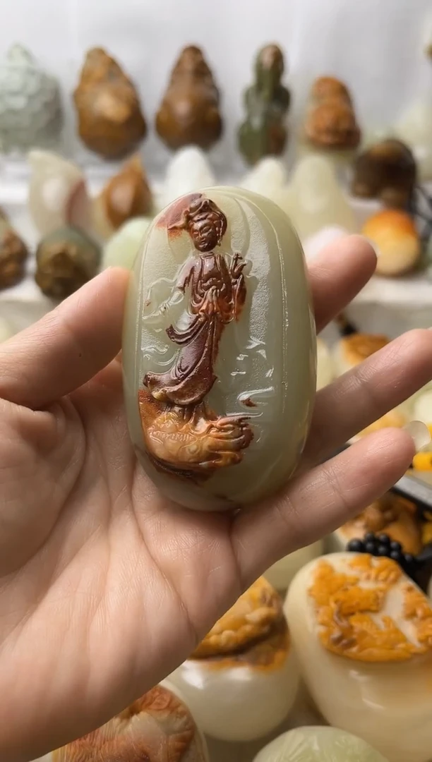 石材方解石棉纹正常不退换观音