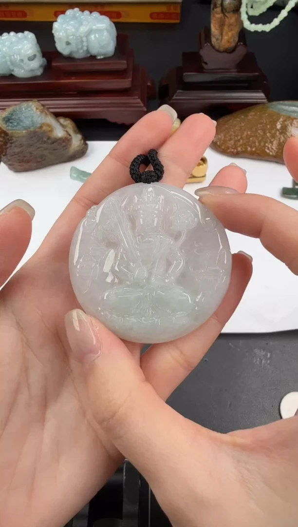 吊坠(不含链)未镶嵌翡翠翡翠饰品-33