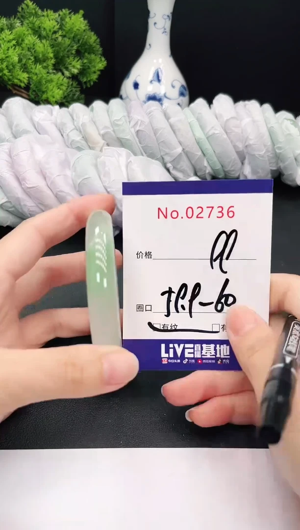 未镶嵌手镯翡翠2736