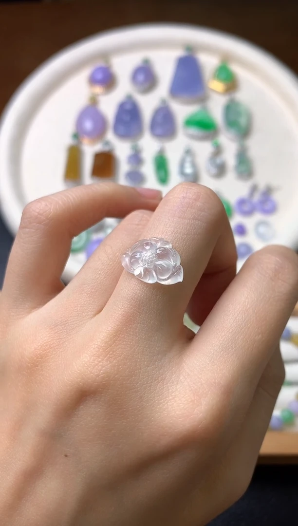 【闪购商品】定制翡翠未镶嵌裸石（镶嵌定制）