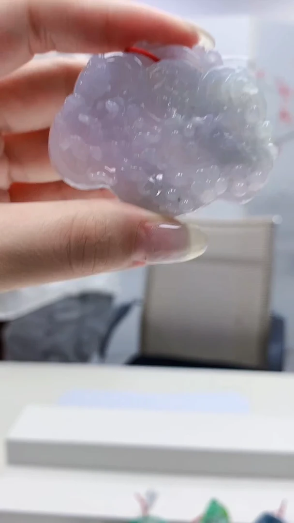 定制翡翠未镶嵌4812lr- 毛货挂件134