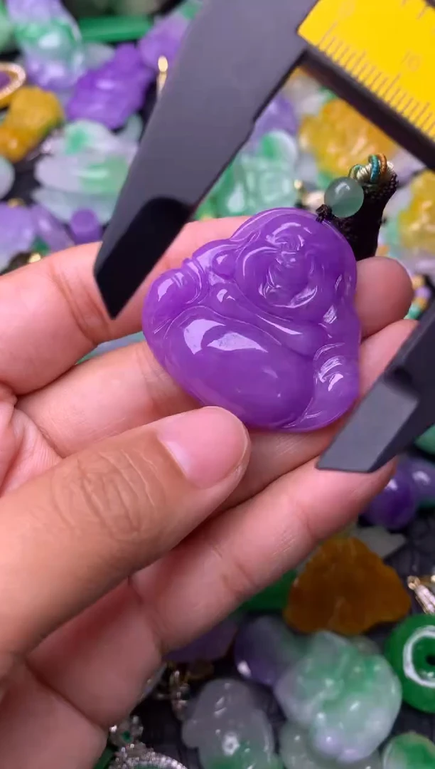 颈饰未镶嵌翡翠缅甸翡翠吊坠