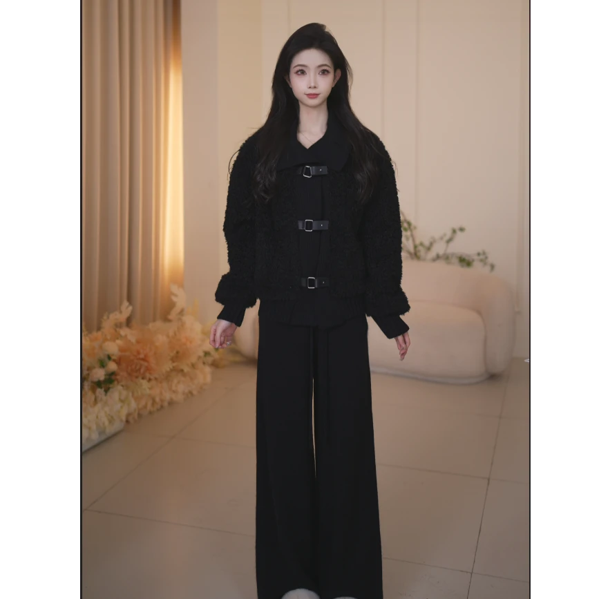 BasicHouse百家好时尚百搭气质设计师女装套装B1385B550W2