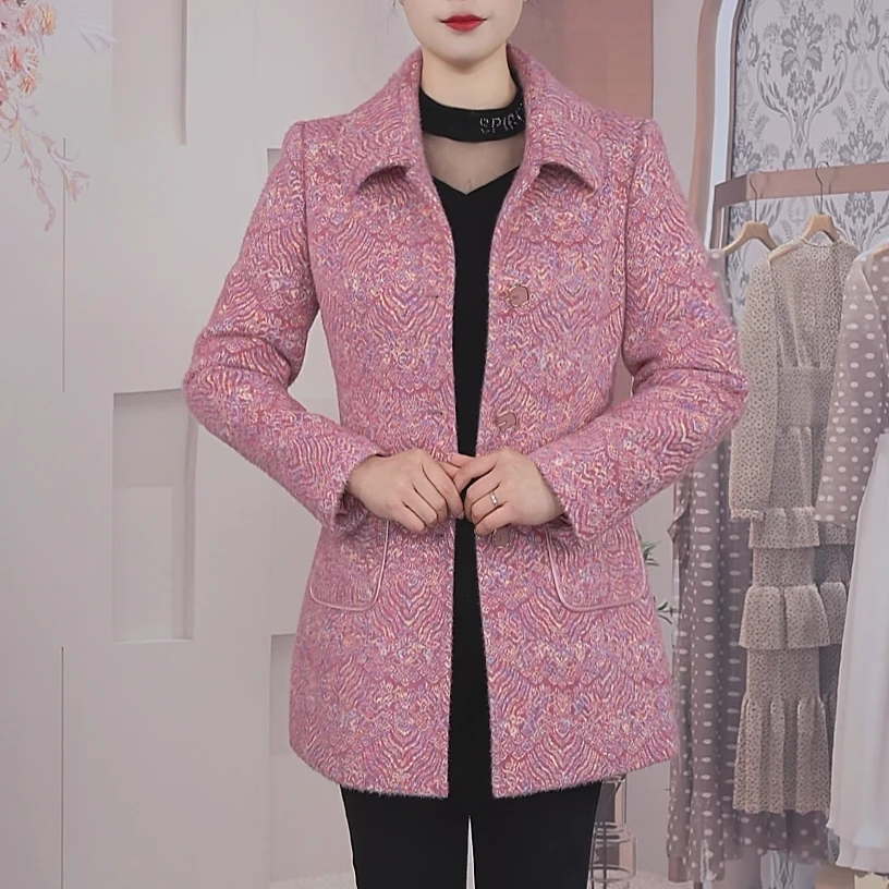 【娜魅女装】冬季气质加厚加棉洋气显瘦精致小个子减龄高品质女外套