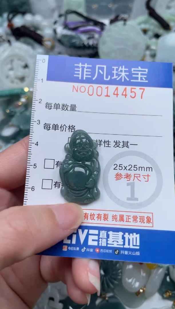 颈饰未镶嵌翡翠14457