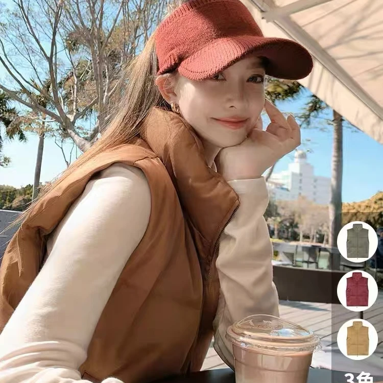 美洋MEIYANG 烤栗鹅绒马甲【安心鹅绒50+】拉链百搭叠穿羽绒Suer