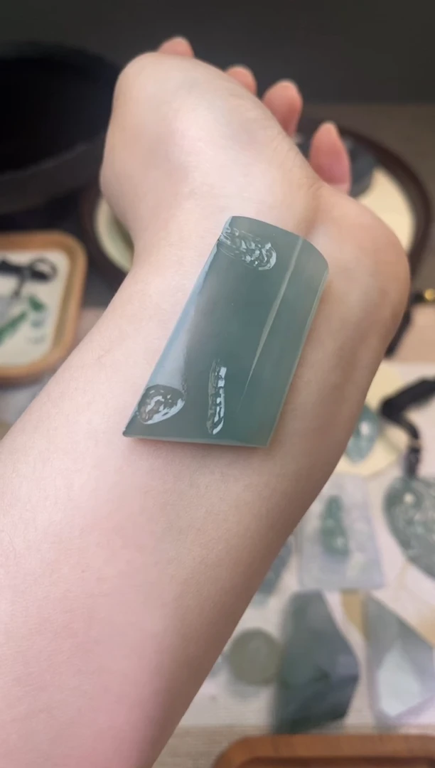 定制翡翠未镶嵌冰晴底料