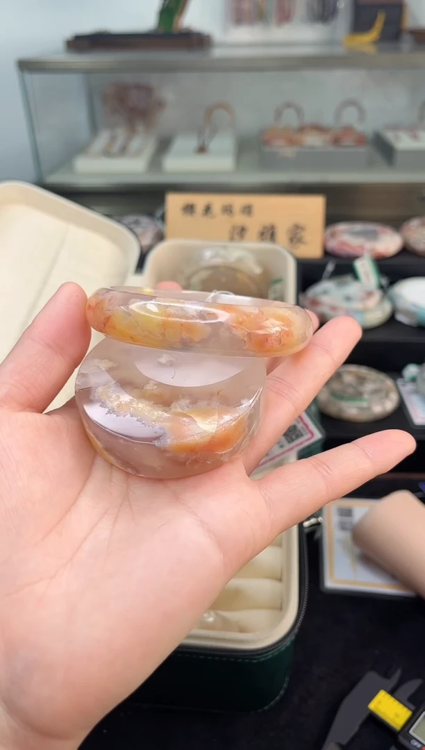 未镶嵌手镯石英质玉60圈口（赠品镯心）30012