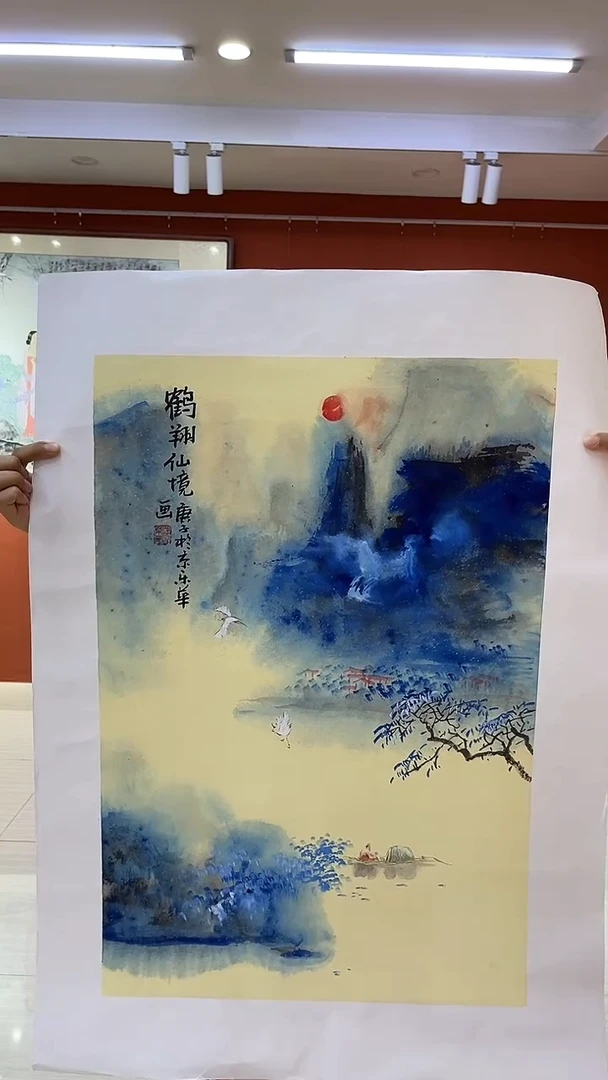 国画郑乐华手绘绘画作品12-8