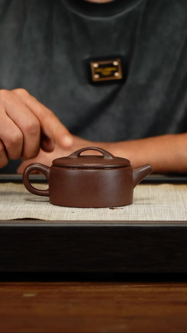 茶壶紫砂四号井底潮青汉瓦170