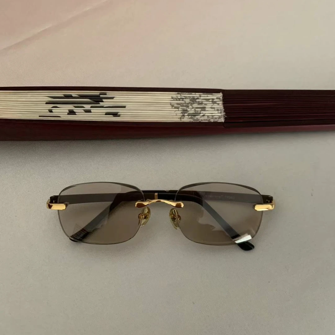 珍藏东海高档水晶石头太阳镜遮阳润目抗疲劳墨镜