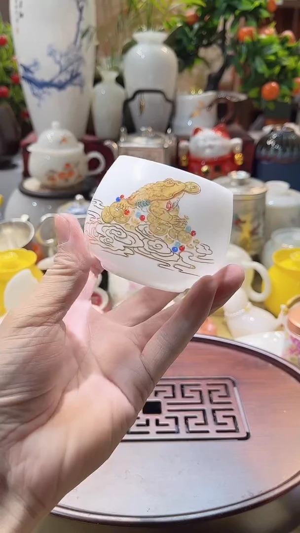 瓷片德艺茶器直播间@@冰种