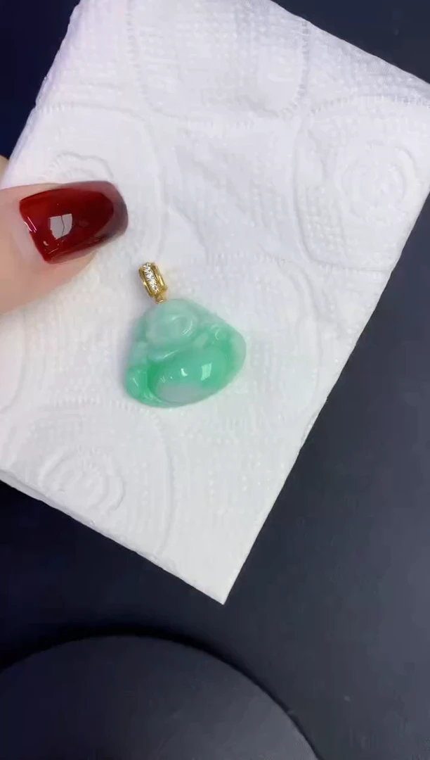 颈饰未镶嵌翡翠缅甸天然翡翠A货