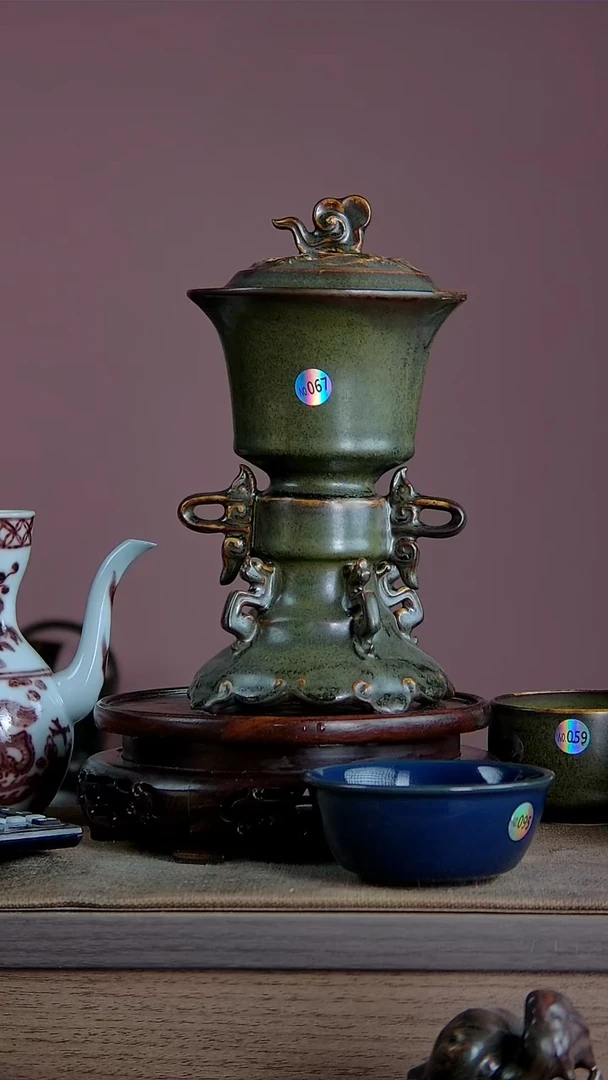 【闪购商品】景韵堂仿清茶叶末釉