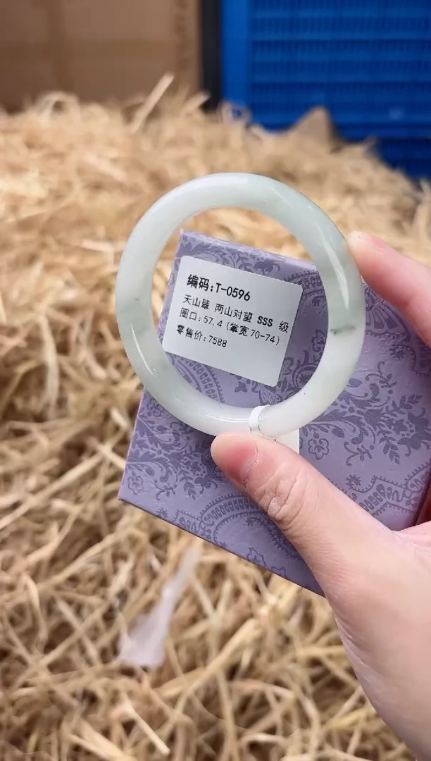 未镶嵌手镯石英质玉T-0596