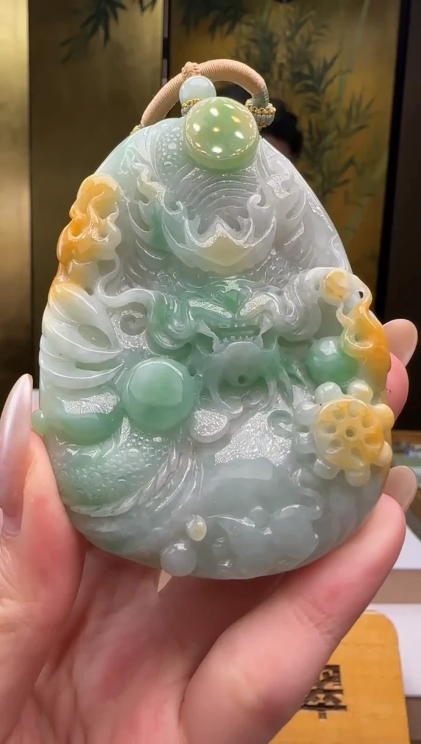 颈饰未镶嵌翡翠CC@@960Q7J05156