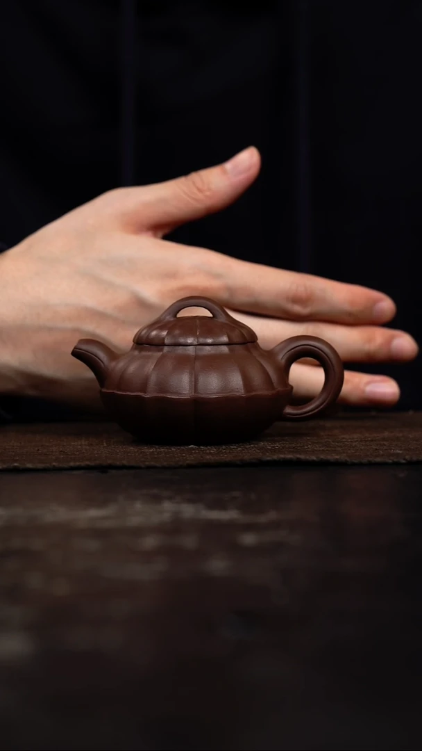 茶壶紫砂原矿手工壶100CC