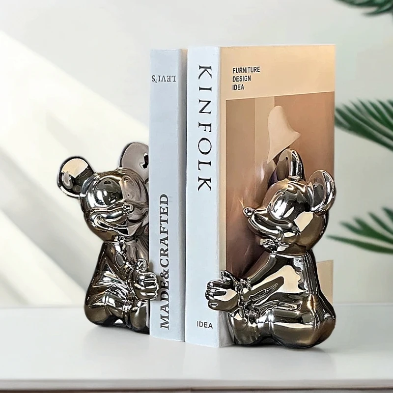 红酒架摆件米奇创意轻奢高档客厅家居玄关餐边电视柜酒柜装饰品